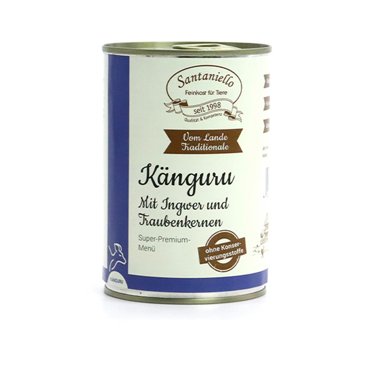 Santaniello Känguru - Ingwer & Traubenkerne